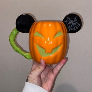 Rare Disney Parks Mickey Pumpkin/Jack 'O Lantern mug